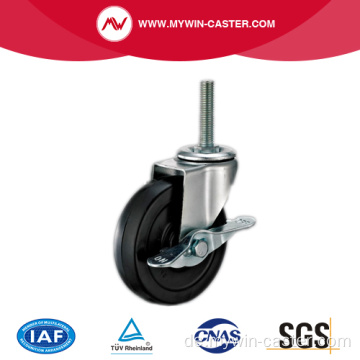 Gewindezapfen Light Duty Rubber Caster